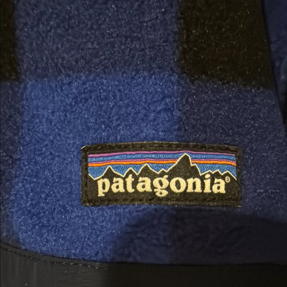 Patagonia AS light weight synchilla snap-t blue/black - Picture 2 of 5